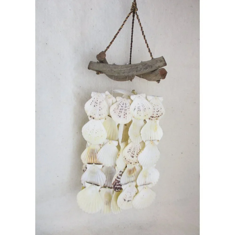 Wind‎ Chime, Hand Crafted Windchime, Sea scape, Nature, Nautical sea shells